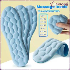 Suomi Comfortable Massage Memory Foam Insole Pebbles Sole Breathable Shoe Cushion Sport Running