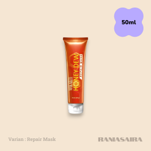 MAKARIZO Honey Dew Repair Mask 50ml (SATUAN) Masker Rambut Kering Rusak Sensitif Proses Kimia