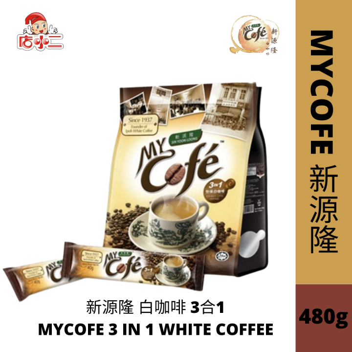 IPOH SIN YOON LOONG MYCOFE 3IN1 WHITE COFFEE 怡保新源隆白咖啡 EXP YEAR 2025 ...