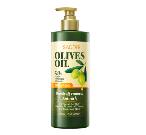 500ml Olive Oil Nourishing Anti-Dandruff Shampoo Oil Control And Anti-Dandruff Natural Gloss Anti-Itching Anti-Frizz And Damage Repair Contains Nourishing Olive Oil Effectively Fights Dandruff And Soothes The Scalp. Suitable For Men And Women