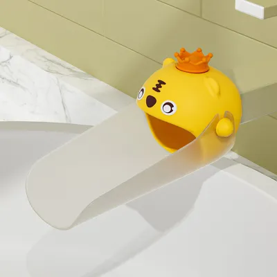 HamshMoc lengthen children Water Taps Switches Extenders fashion cute Water Tap Faucet Extender Easy to install baby Washing Hands Tools bath Accessories