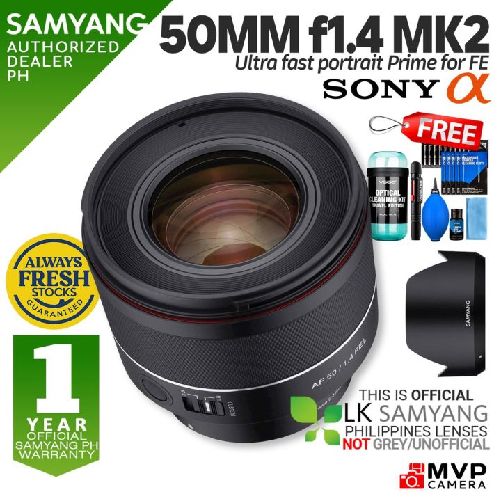 2YR OFFICIAL] SAMYANG 50mm AF MK Sony FE Fullframe