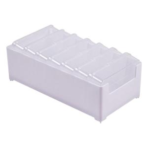Cable Storage Box with Lid Cable Cord Organizers with 7 Removeable Compartments Storage Box Cable Cord Management Box