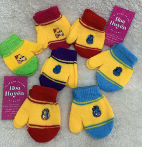 Găng tay len giữ ấm cho bé trai bé gái từ 5 tháng đến 6 tuổi bao tay len mùa đông - Bao tay len cho trẻ em