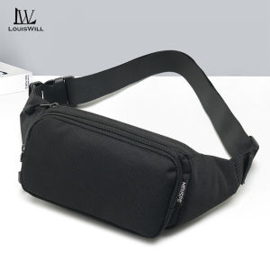 LouisWill กระเป๋าคาดเอวผู้ชายกระเป๋ากระเป๋าคาดหน้าอกกีฬาสะพายข้างกระเป๋าสำหรับปั่นจักรยานกลางแจ้งกระเป๋ากันน้ำกระเป๋าลำลองน้ำหนักเบากระเป๋าออกกำลังกายกระเป๋าโทรศัพท์อเนกประสงค์คาดอกแฟชั่นกระเป๋าเดินทางกระเป๋ากระเป๋าคาดหน้าอก