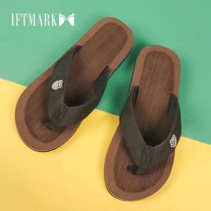 IFTMARK รองเท้าแตะผู้ชาย รองเท้าแตะผู้ชาย รองเท้าชายหาดฤดูร้อน รองเท้ากันลื่น ใส่สบาย มีหลายสีให้เลือก