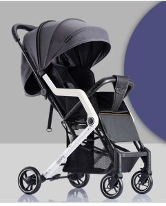 Folding Convertible baby stroller Stylish design high view reclining and sitting trolley