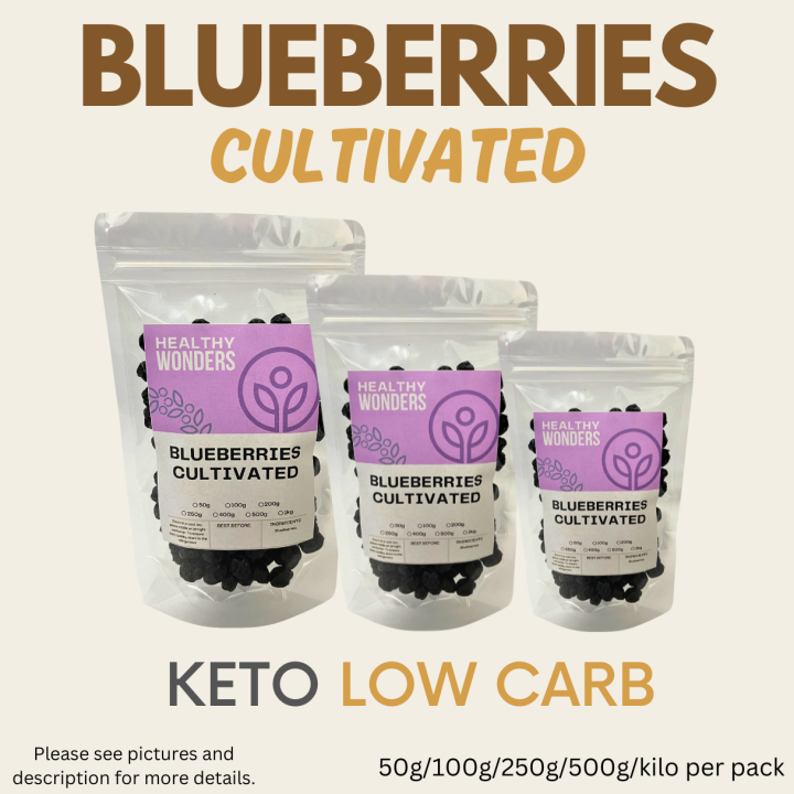 Blueberries Dried Cultivated - Dried Fruits | Keto | Low Carb Approved ...