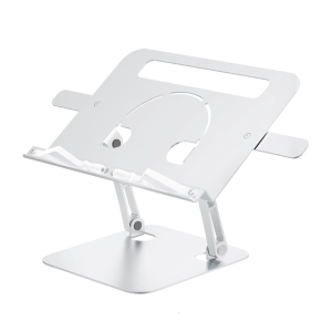Portable Laptop Risers Aluminum Alloy Stand Multifunctional Reading Rack Fit Laptop Tablets 10 17.3inch Silver