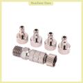 [PureZone] Airbrush nhanh chóng ngắt kết nối Coupler nhanh chóng phát hành phù hợp với bộ chuyển đổi với 5 Nam phù hợp 1 8 inch phù hợp vòi không khí bàn chải bộ phận. 