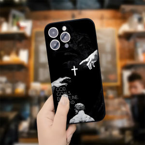 Bible scripture black phone case suitable for iPhone 17 16 15 14 13 12 11 Pro/Max/Plus anti drop and shockproof back cover