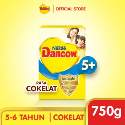 Nestlé Dancow 5+ Cokelat Susu Pertumbuhan Anak 5-6 Tahun Box 750gr
