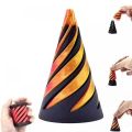 Fidget Spiral Pyramid 3D | Mainan Fidget Putar Piramid Anti Stress Fidget Toy. 
