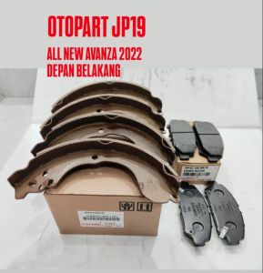 BRAKE PAD BRAKE SHOE KAMPAS REM SET DEPAN BELAKANG ALL NEW AVANZA XENIA 2022 RAIZE ROCKY