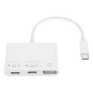 Thích Hợp Cho Apple OTG Kết nối ngoài của bộ chuyển đổi U Quay USB Bộ chuyển đổi ổ đĩa flash USB iPhone13 Tai nghe với nhiều giao diện