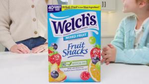 Kẹo dẻo trái cây Welch’s Fruit Snacks Dẻo mềm thơm ngọt không dính răng dễ nhai cho bé  🍬 Không chứa gluten không chất bảo quản không đậu phộng – an toàn tuyệt đối cho trẻ nhỏ