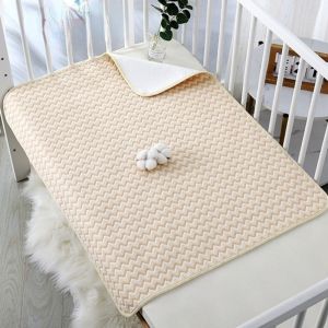 Baby Diaper Changing Mat Soft Cotton Washable Reusable Newborn Diaper Pad