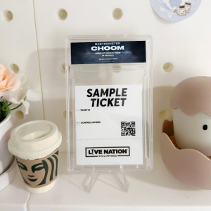 BABY MONSTER Choom World Tour Manila Acrylic Concert Ticket Photocard Case Frame Holder Keeper Slab