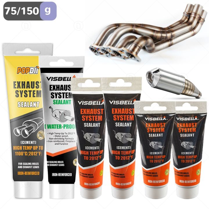 Metel Exhaust System Paste Car Pipes Repair Sealant High Temperature Pipe Glue Air Leaks