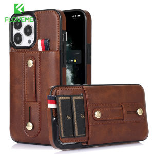FLOVEME Leather Wallet Phone Case For Samsung Galaxy S22 S21 S20 Ultra S22 S21 S20 S10 Plus S21 S20 FE S10E Note20 Ultra Note10 Plus Note9 Stand Holder Card Slots Phone Bags Cover