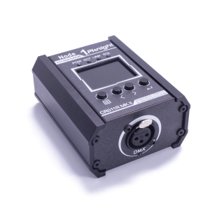 PKNIGHT CR011R MK II (3-pin / 5-pin) 1-port bidirectional Art-Net / sACN to DMX512 converter 1.8-inch color display 5V USB-C power supply RJ45 etherCON metal housing