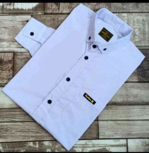 kemeja polos lengan panjang warna PUTIH gratis ongkir /Kemeja pria casual/duwatuju.id/kemeja kerja warna Putih
