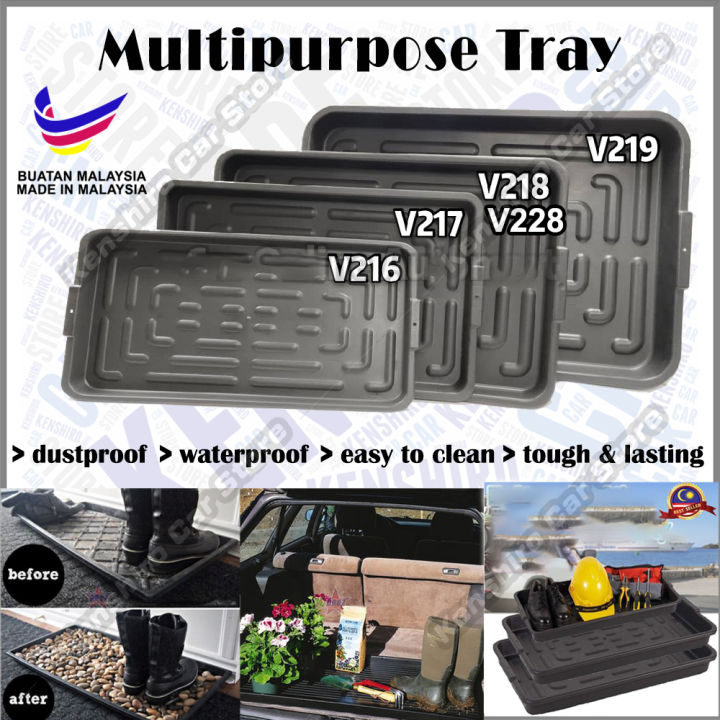 Multipurpose Car Boot Tray All Purpose Plastic Universal One Tray Wet