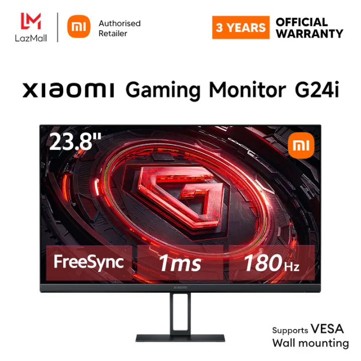 Xiaomi ゲーミングモニター G24i 23.8インチ 180Hz 1ms Xiaomi Gaming Monitor G24i 23.8 Inch 1080p HD IPS 180Hz 1ms
