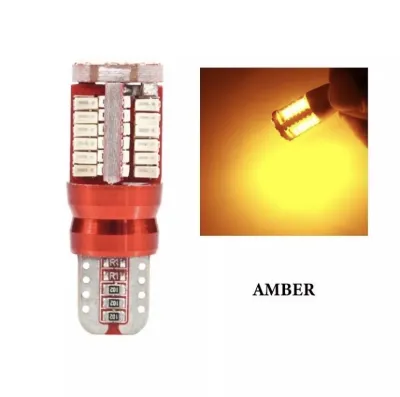ไฟหรี่ (1หลอด) T10 LED 57SMD (สว่างมาก) ไฟส่องป้ายทะเบียน ไฟส่องแผนที่ ไฟเลี้ยว สว่างมาก ทนความร้อน 7สีให้เลือก
