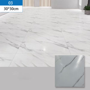 LUVHOME Self-Adhesive Vinyl Tiles PVC Floor Stickers Flooring Waterproof Anti-Fouling Vinyl Flooring Room Marble Sticker