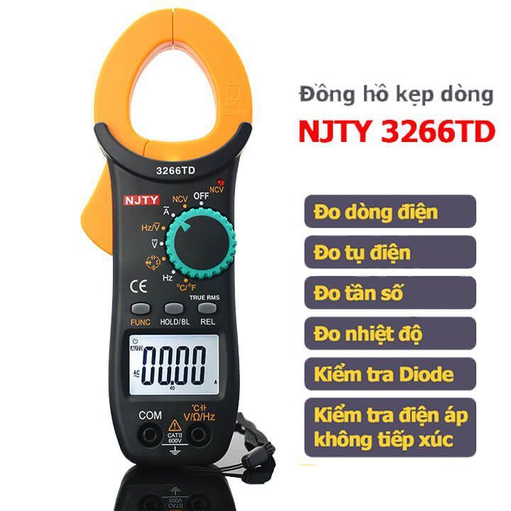 [VOUCHER 8%] Ampe kìm Đồng hồ kẹp dòng vạn năng NJTY 3266TD/NJTY3266L ...