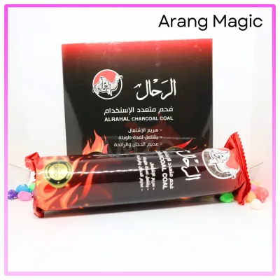 Arang Bakar Briket Buhur Tahan Lama Arang Magic Bukhur Dupa Gaharu Areng Magic Buchur Al Rahal Chorcoal Coal