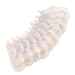 10PCS 8m x 5mm trắng ra Băng chỉnh sửa nhanh khô bơm lại tổng cộng 80m để viết làm scrapbooking chụp Lưu ý