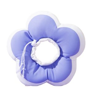 Cat Flower Elizabeth Cotton Neck Puppy Collar Adjustable Anti-Bite Surgery Cute Solar Flower Neck Cone Beauty Head Cover