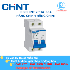 CB CHINT 2P Chính Hãng| Aptomat 2 Cực 1A 6A 10A 16A 20A 25A 32A 40A 50A 63A Chống Quá TảiNgắn Mạch