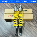 Phuộc Nice H2C Wave, Dream, Fuled Chén Inox. 