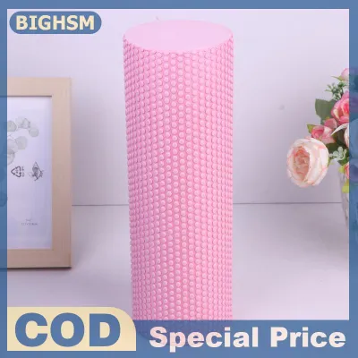 BIGHSM Yoga Roller Round EVA Foam Cylinder Roller For Pilates Exercise Enhanced Home Workouts Diameter 10cm Length 30cm