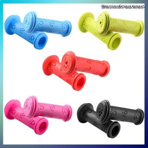 Snowdreamer 1 Pair Rubber Bike Bicycle Handle Bar Grips Anti-slip Waterproof Tricycle Scooter Handlebar For Kids Child Cycling Handle Bars