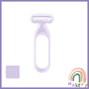 Makery【Ready in Stock】 Ladies Razor Armpit Leg Hair Razor Safety Women Shaver Hair Trimmer 1Pc