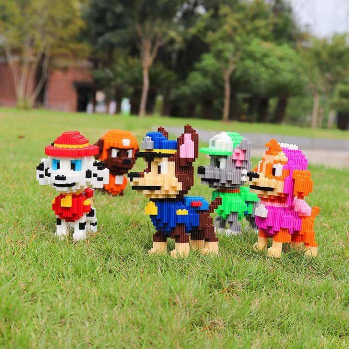 Paw Patrol Building block toys educational children's toys Lego