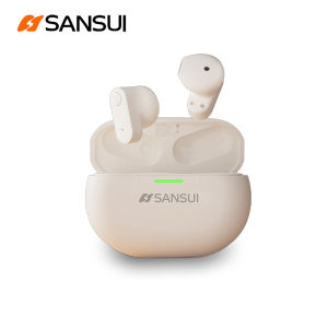 SANSUI W97 Super Mini Semi in Ear Headphones ENC Call Headsets Noise Reduction Sports Games Earbuds Low Latency Earphones
