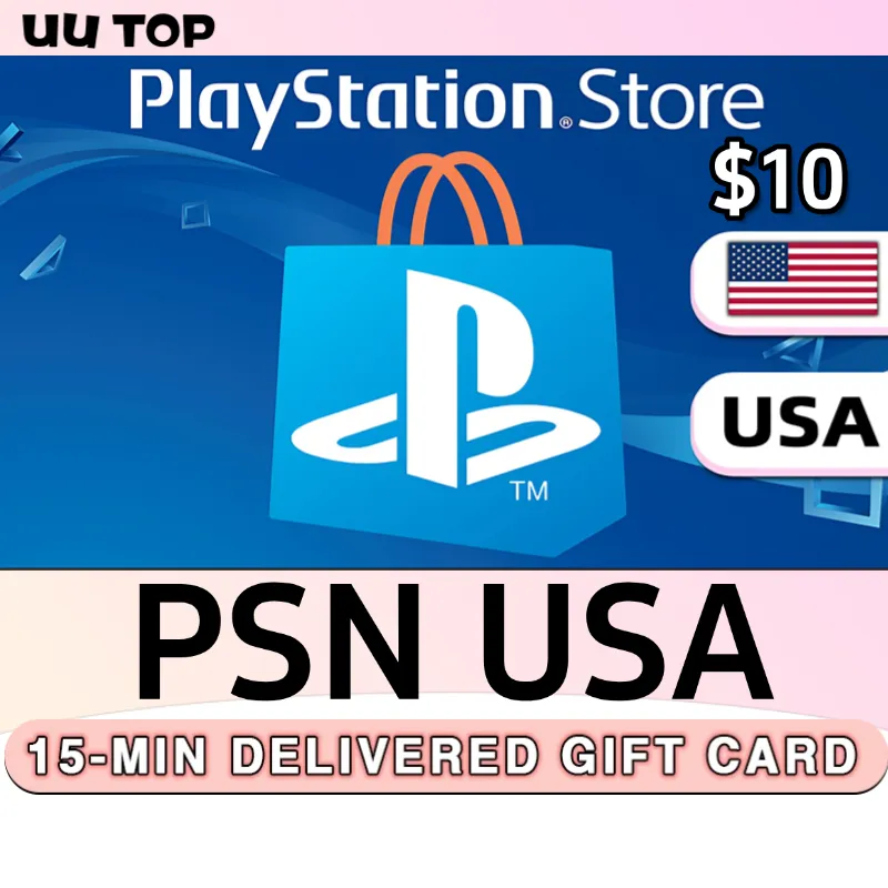 Playstation Gift 10 Psn Wallet Top Up PSN USA $10 Playstation Gift