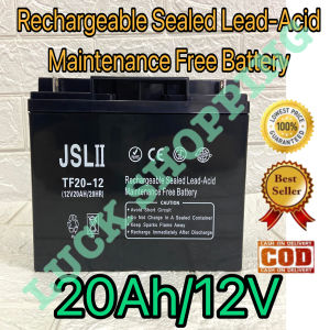 JSL II Brand 7Ah 12Ah 20Ah 26Ah 40Ah 65Ah 12V For UPS / Solar / Toycar Valve Rechargeable Sealed Lead-Acid Battery