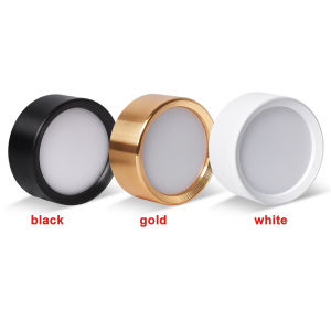 5/12W LED Ceiling Light 3 Colors Dimming Lamp Slim Downlight Macaron Surface Mounted Spotlight AC 220V