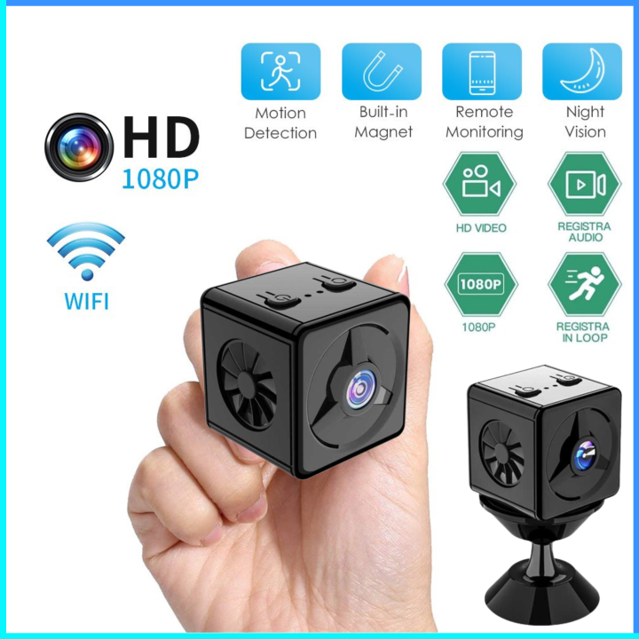 COD ZUIDID Mini WiFi IP Camera CCTV IR Sensor 1080P kamera cctv kecil  jarak jauh lewat hp murah mini tempel tersembunyi rumah outdoor intip cewek 