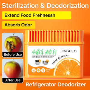 Food Grade Fridge Odor Eliminator Home Use Deodorizing Purifying Box Odor Elimination Device activated carbon deodorant box