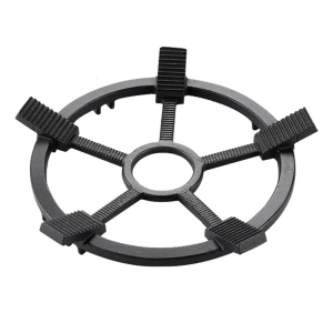 Heavy Duty Cast Iron Gas Burners Rings Stabilizer Nonslip Heat Resistant Trivet Slip Resistant Gas Stove Wok Rack