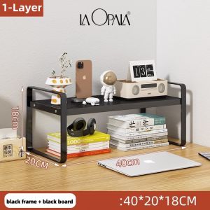 Kitchen Countertops Wrought Iron Layered Racks Desktop Storage Racks Stainless Steel Multi-function Household Spice Storage Racks