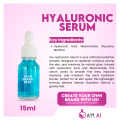 Hyaluronic Serum 15ml - With Niacinamide, Glycerin, and Hyaluronic Acid for Smooth, Glowing Skin. 