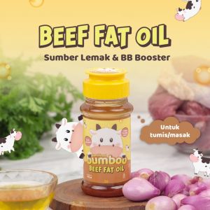 Bumboo Fat Oil Minyak MPASI Bahan Alami Tanpa Perisa & Pengawet 100ml